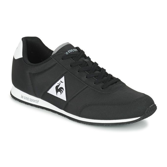 Le Coq Sportif Racerone Nylon Noir / Blanc Chaussures Baskets Basses Homme